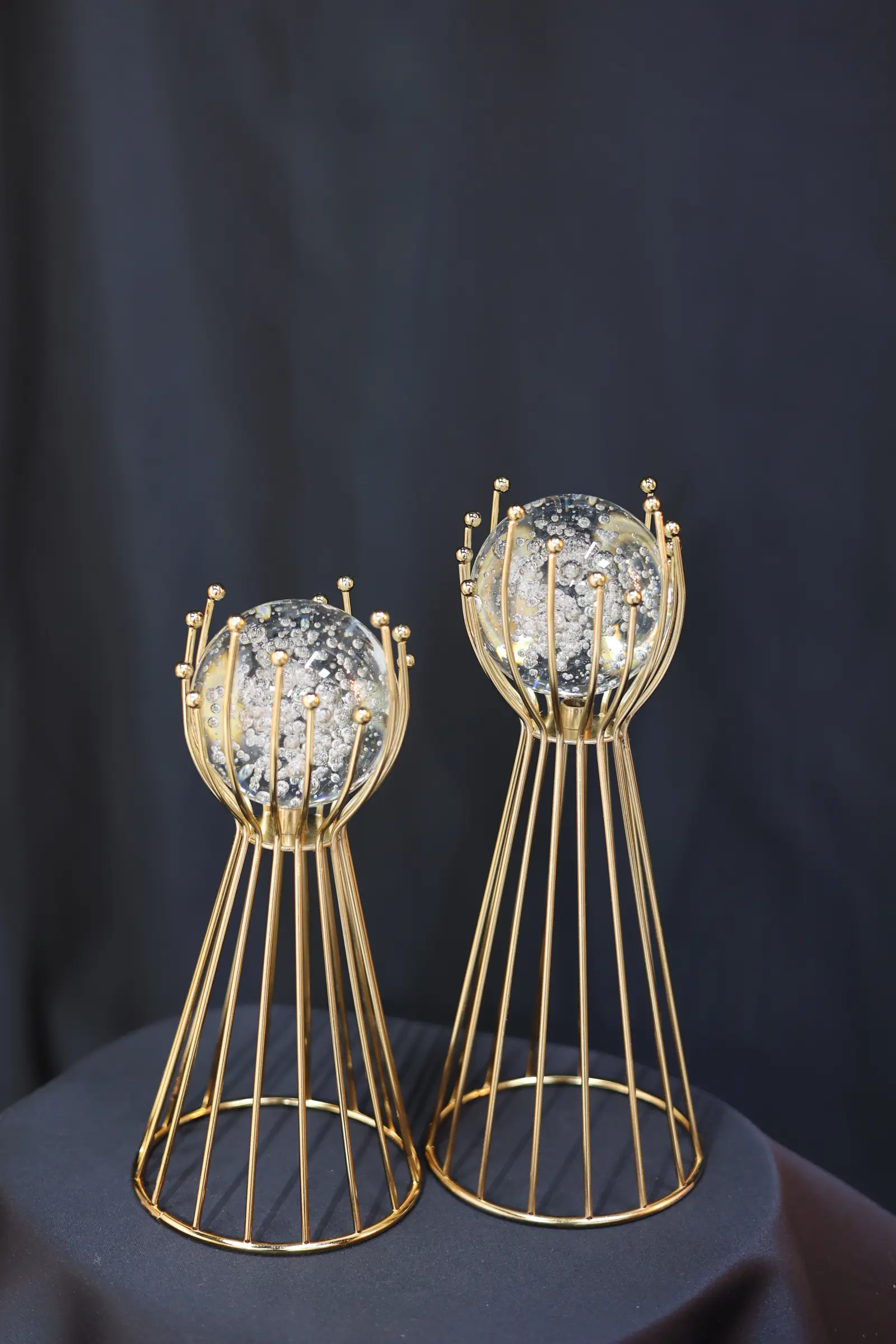 Gold Metal Ayaklı Olimpik Dekor Obje
