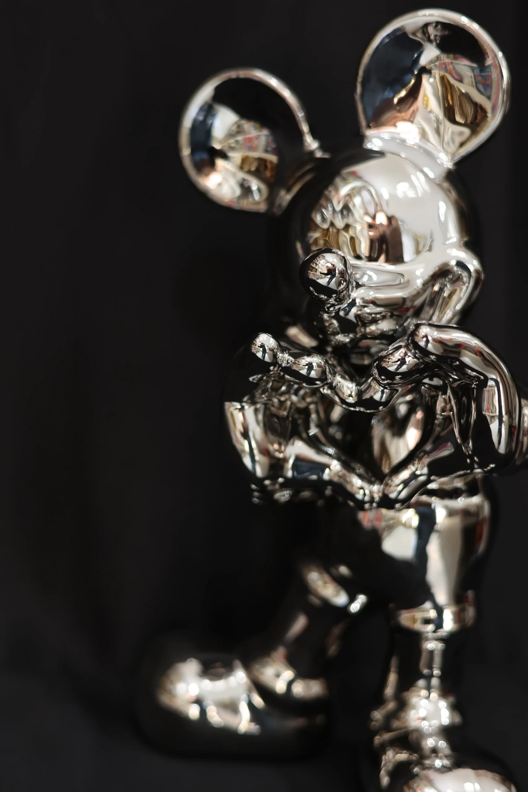 Kalpli Mickey Mouse Gümüş