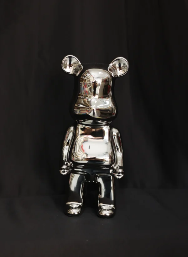 Bear Brick Gümüş  Dekoratif Figür