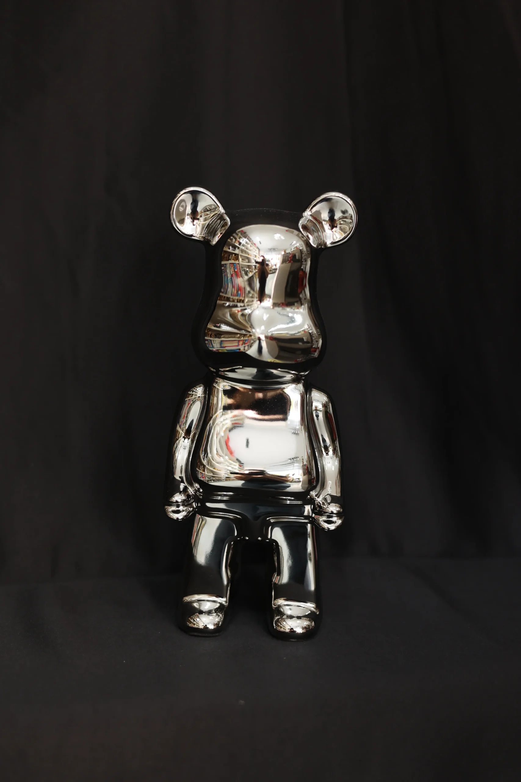 Bear Brick Gümüş  Dekoratif Figür