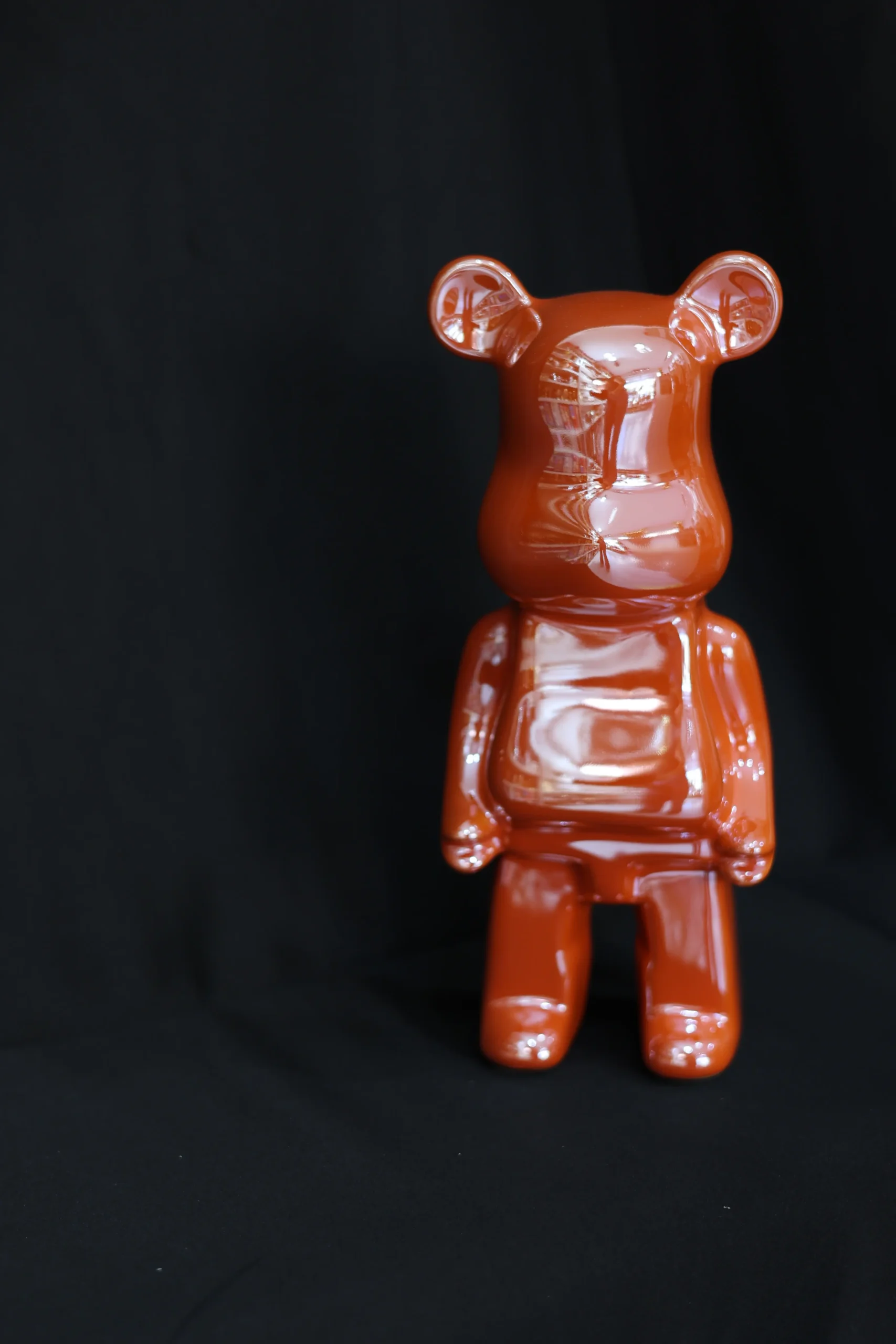 Bear Brick Turuncu Dekoratif Figür