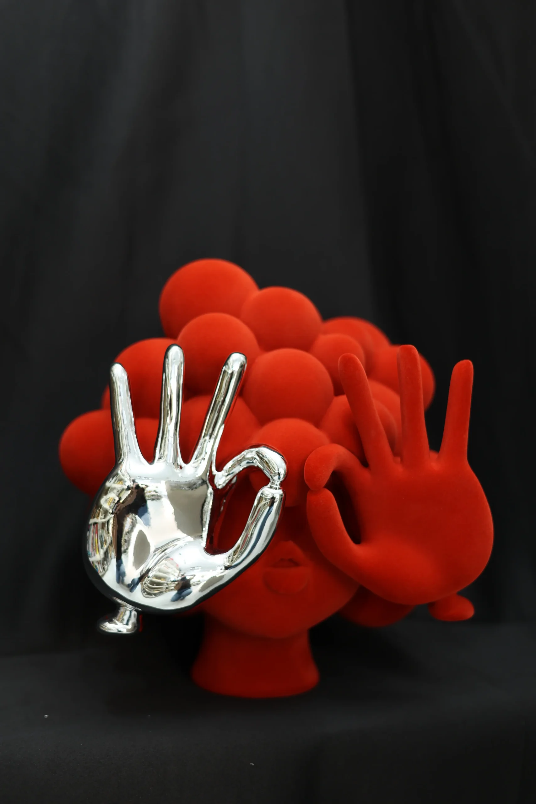 Popart Kadın Büst Kırmızı Red 30Cm