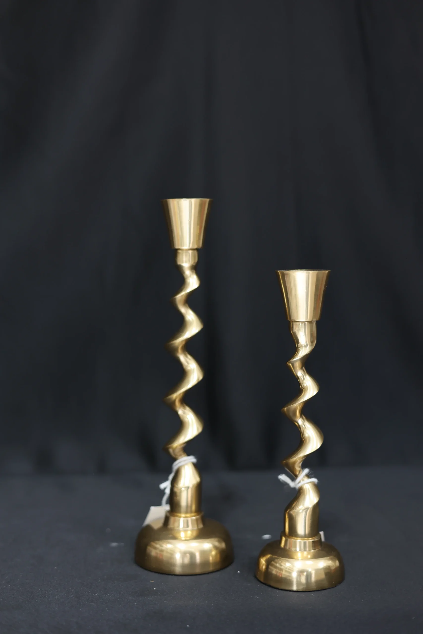 2'li Burgu Metal Mumluk Gold