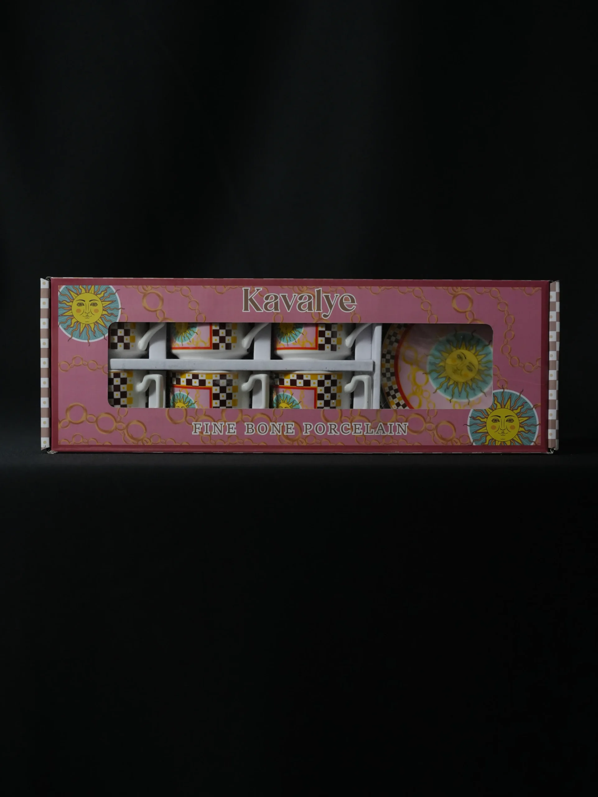 Color Mosaic Porselen Kahve Fincanı 6'lı